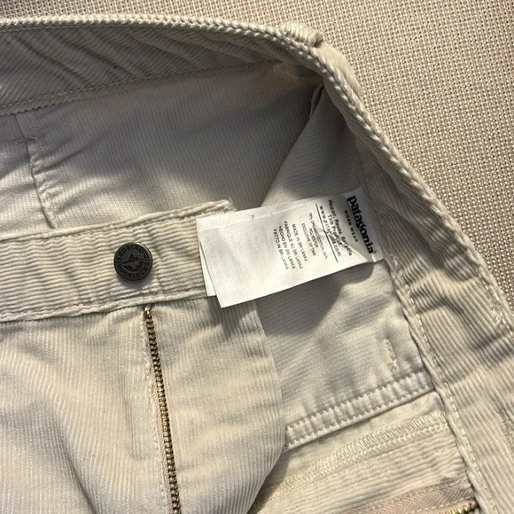 Patagonia stand up shorts size 6 cream corduroy - Picture 4 of 6